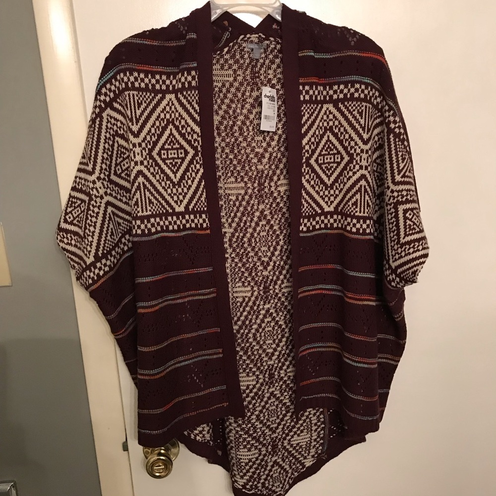 Short sleeve cardigan